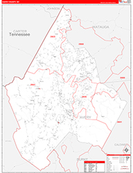 Red Line Map Example