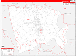 Red Line Map Example