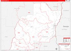 Red Line Map Example