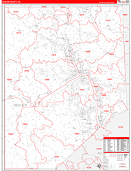 Red Line Map Example