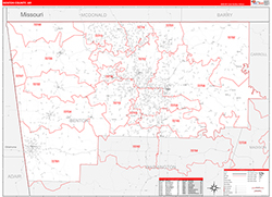 Red Line Map Example