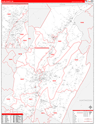Red Line Map Example
