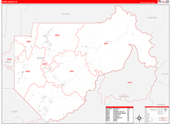 Red Line Map Example