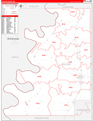 Red Line Map Example