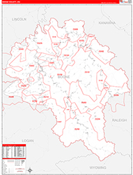 Red Line Map Example