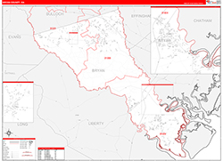Red Line Map Example