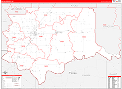Red Line Map Example