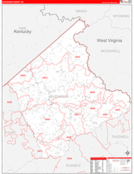 Red Line Map Example