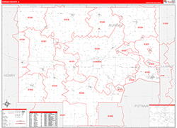 Red Line Map Example