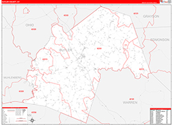 Red Line Map Example
