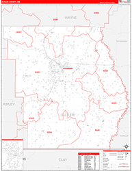 Red Line Map Example