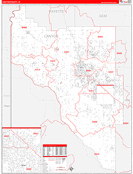 Red Line Map Example