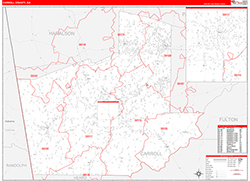 Red Line Map Example