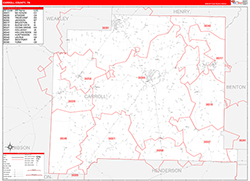 Red Line Map Example