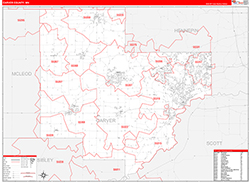 Red Line Map Example