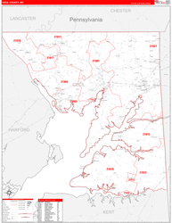 Cecil RedLine Wall Map