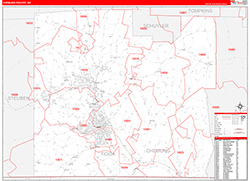 Red Line Map Example