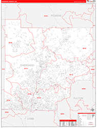 Red Line Map Example