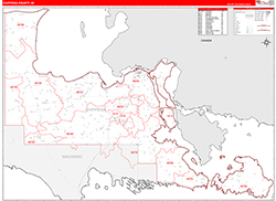 Red Line Map Example