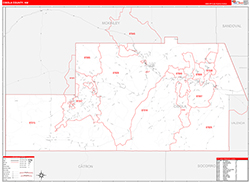 Red Line Map Example