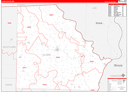 Red Line Map Example