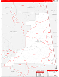 Red Line Map Example