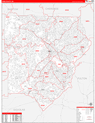 Red Line Map Example