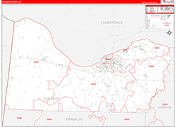 Red Line Map Example