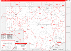 Red Line Map Example