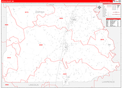 Red Line Map Example
