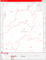 Red Line Map Example