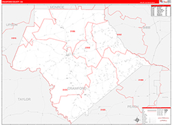 Red Line Map Example