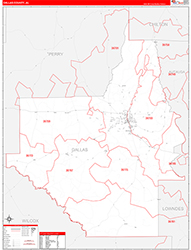 Red Line Map Example