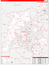 Red Line Map Example