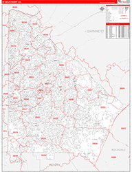 Red Line Map Example