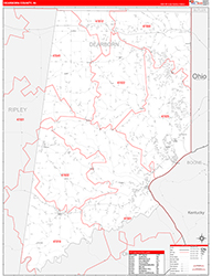 Red Line Map Example