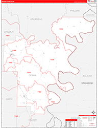 Red Line Map Example