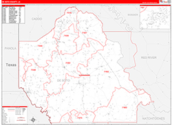 Desoto Red Line<br>Wall Map