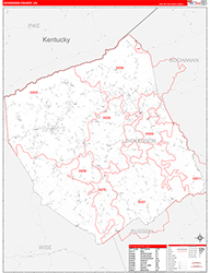 Red Line Map Example