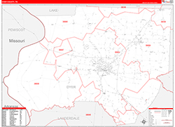 Red Line Map Example