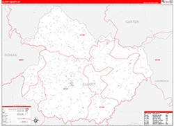 Red Line Map Example