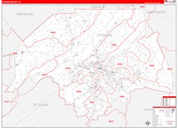Red Line Map Example