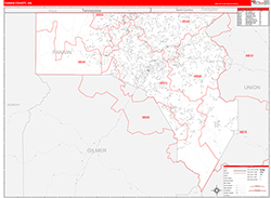 Red Line Map Example