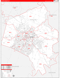 Red Line Map Example
