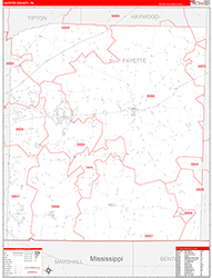 Red Line Map Example