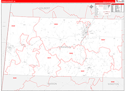 Red Line Map Example