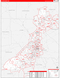 Red Line Map Example