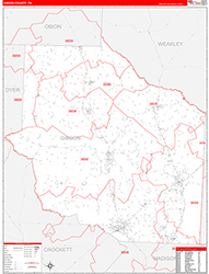 Red Line Map Example