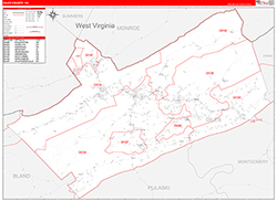 Red Line Map Example