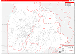 Red Line Map Example